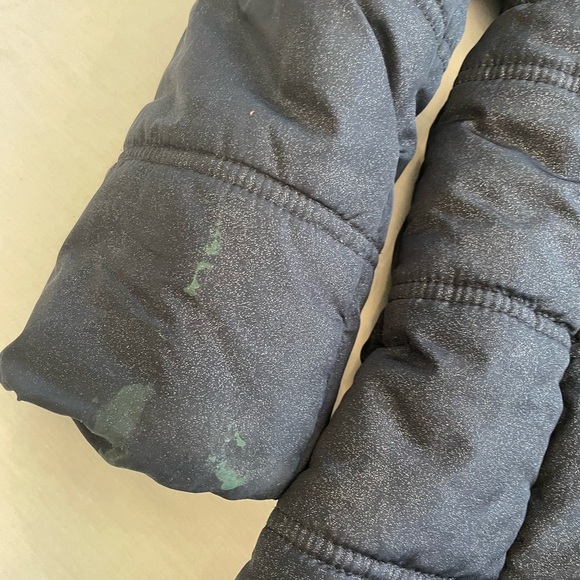 🍄Calvin Klein Everest puffer Jacket faux fur , M 8/10 - Picture 3 of 6